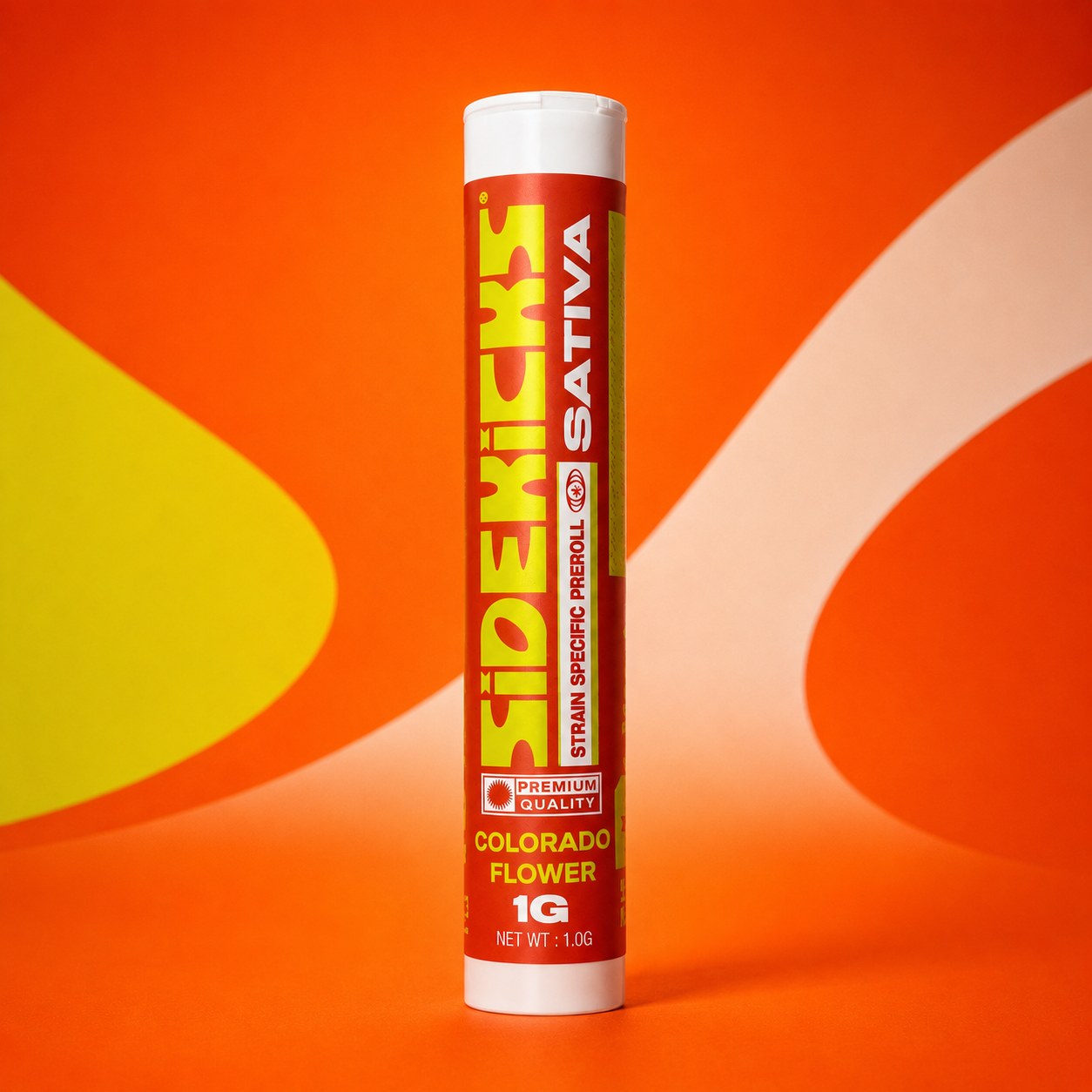Sidekicks Sativa strain specific pre-roll, 1.0 gram Colorado flower cone